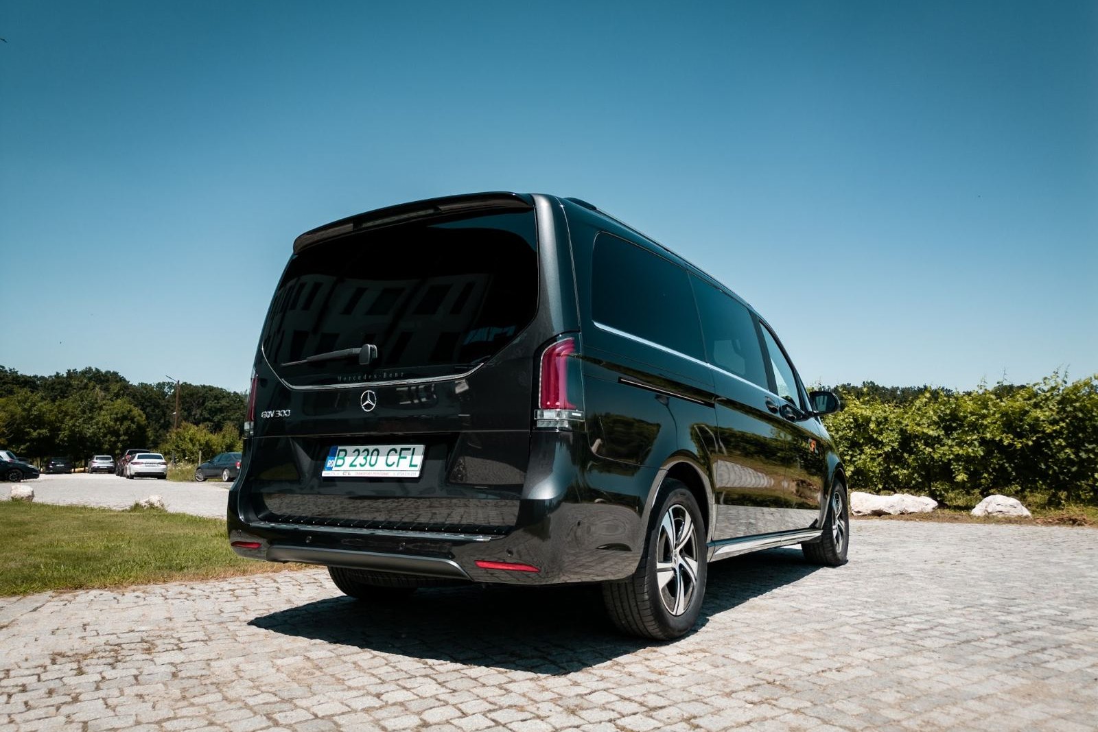 Mercedes-Benz EQV CFL, vedere din spate